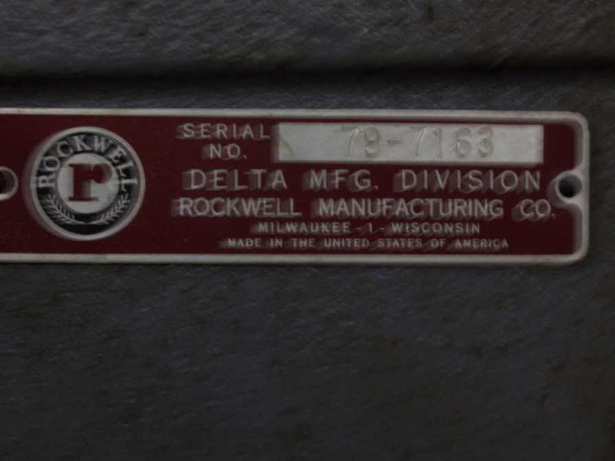 Delta Milwaukee Band Saw Serial Numbers